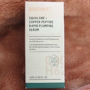 Biossance Squalane + Copper Peptide Serum - White and Green Packaging
